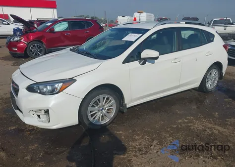 2017 Subaru Impreza 2.0I Premium from USA, damaged, VIN 4S3GTAD64H3745953